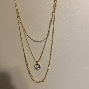 Kendra Scott Davis Triple Strand Necklace